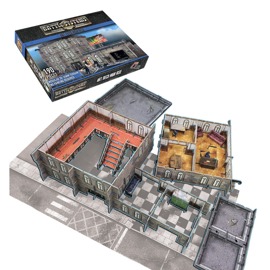 Battle Systems Terrain Urban Art Deco High-Rise Core Set
