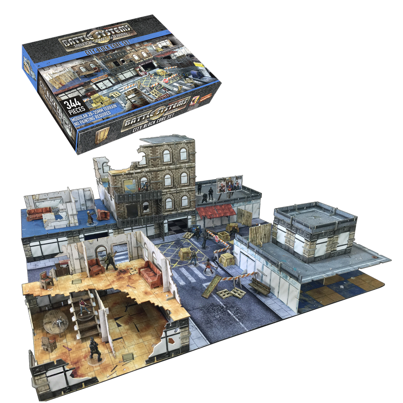 Battle Systems Terrain Urban City Block Core Set