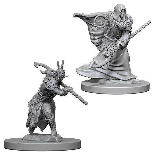 WizKids Nolzur's Marvelous Miniatures: Unpainted Miniatures: Elf Male Druid