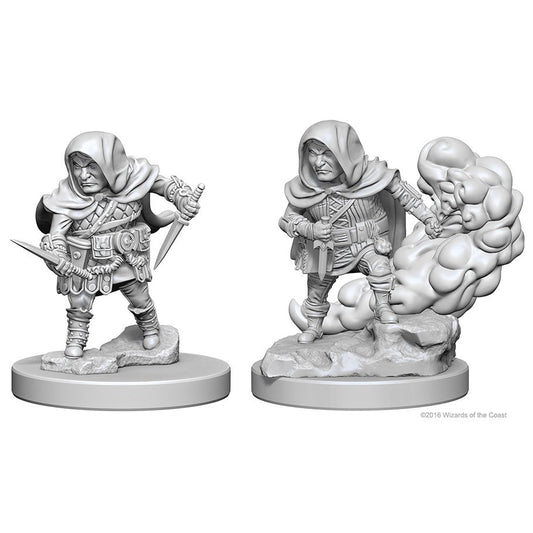 WizKids Nolzur's Marvelous Miniatures: Unpainted Miniatures: Halfling Male Rogue