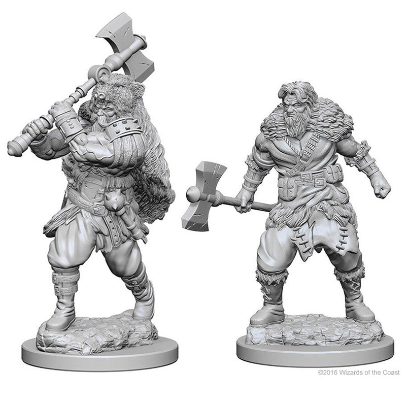 WizKids Nolzur's Marvelous Miniatures: Unpainted Miniatures: Human Male Barbarian