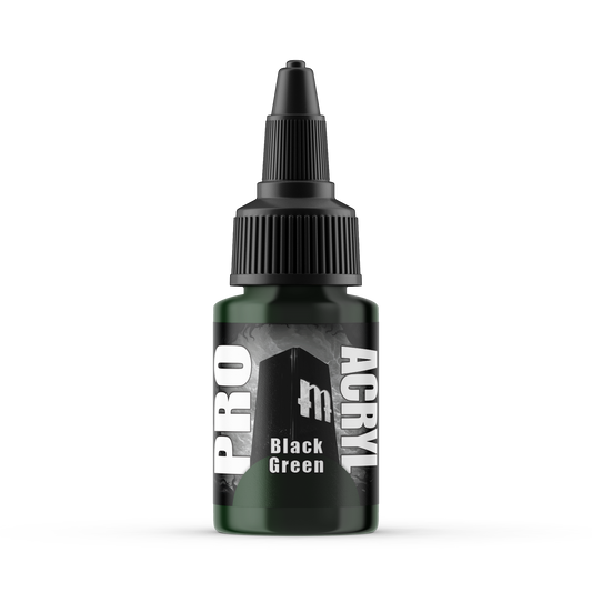 Pro Acryl: Black Green