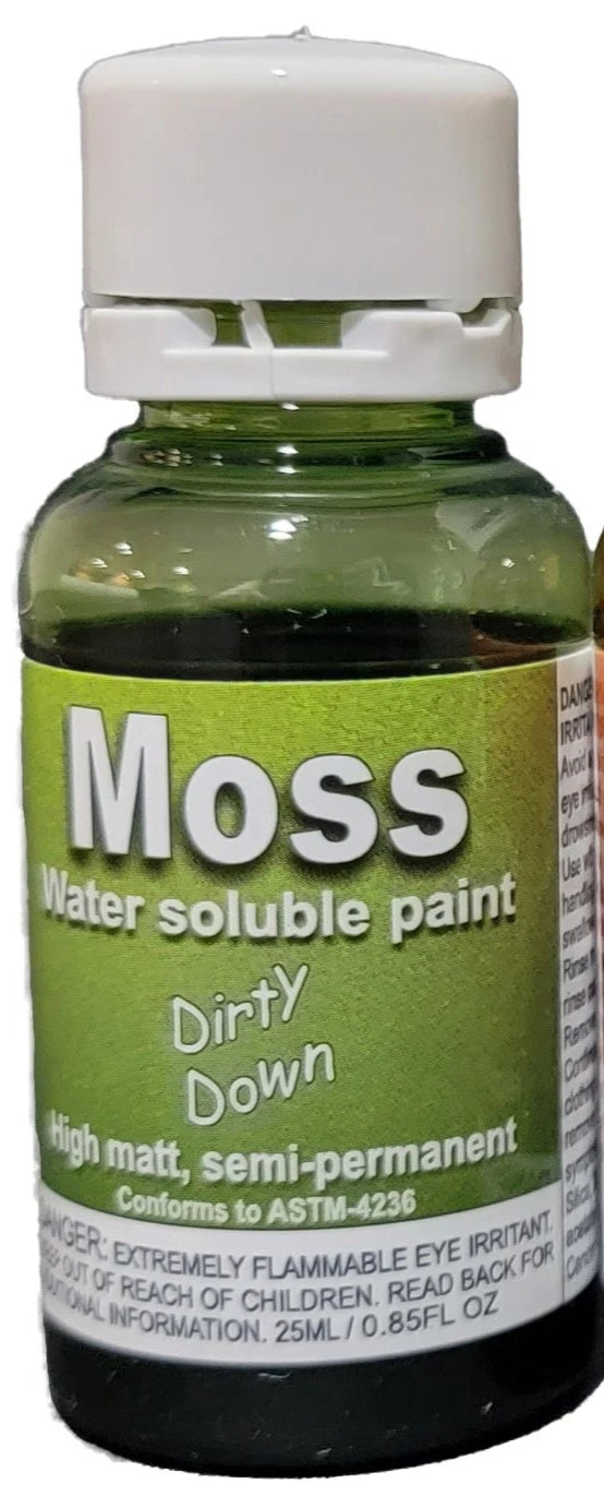 Dirty Down Moss Paint Effect