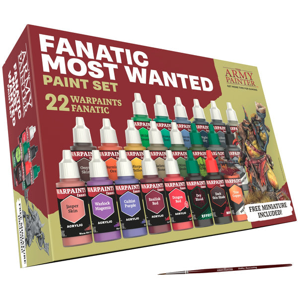 The Army Painter Warpaints Fanatic Most Wanted Paint Set