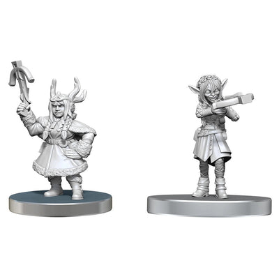 Critical Role Unpainted Miniatures: Veth Brenatto & Nott the Brave