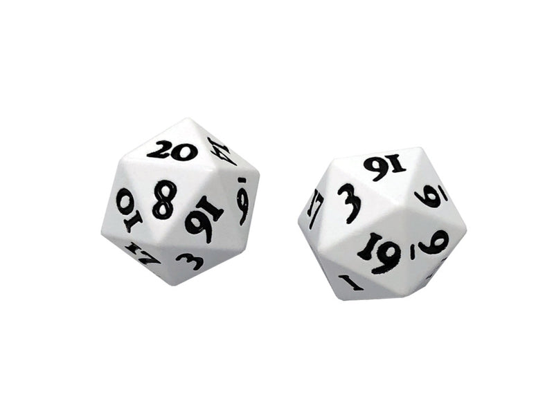 D&D Heavy Metal D20 Set: White