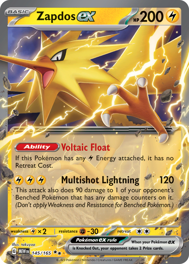 Zapdos ex (145/165) [Scarlet & Violet 151]