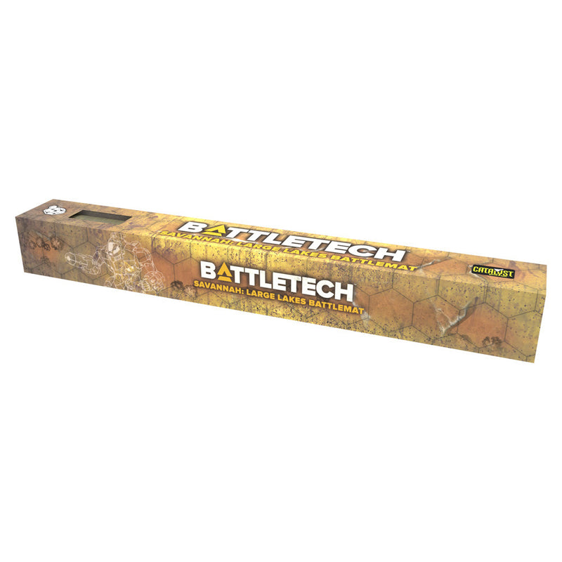 Battletech Battlemat Savannah Large Lakes/Box Canyon