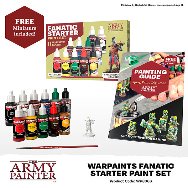 The Army Painter Warpaints Fanatic Starter Paint Set