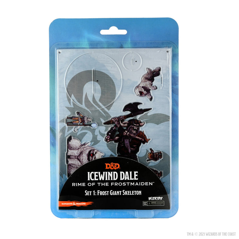 WizKids Dungeons & Dragons Idols of the Realms: Icewind Dale Rime of the Frostmaiden Frost Giant Skeleton