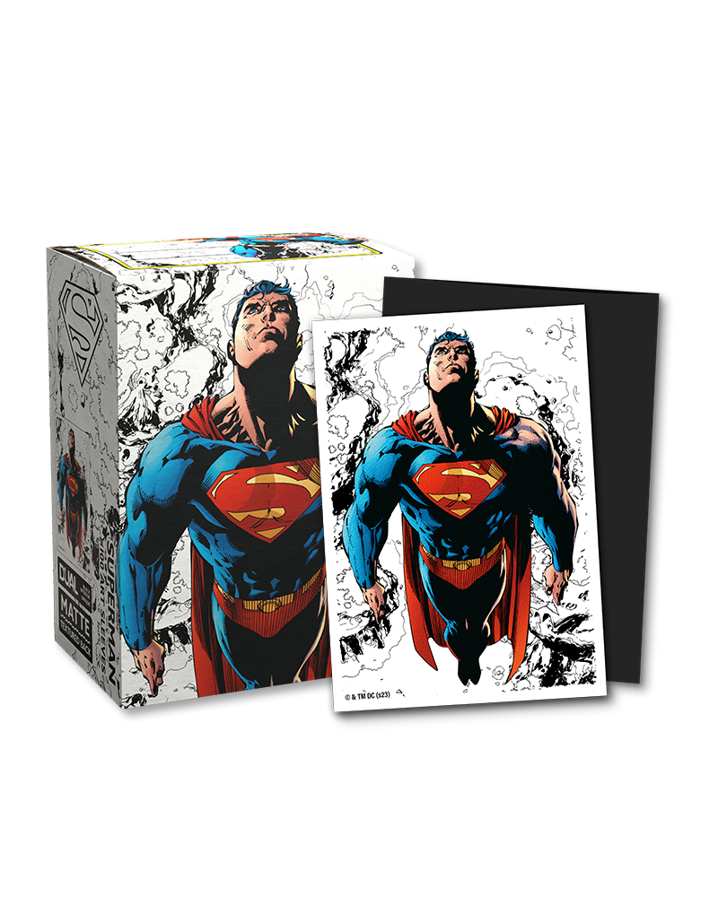 Dragon Shield Superman Color Brushed Art Sleeves (100)
