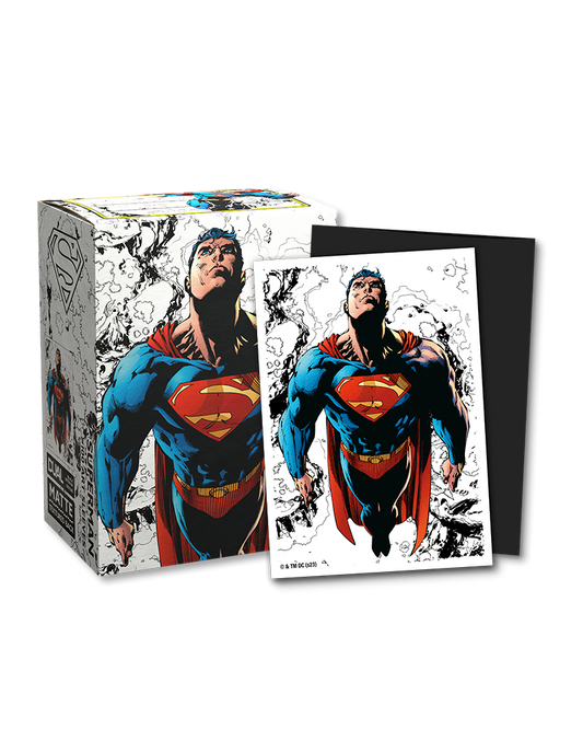 Dragon Shield Superman Color Brushed Art Sleeves (100)