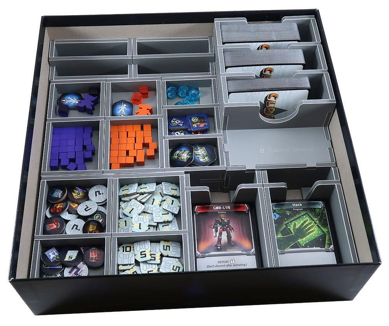 Folded Space Board Game Organizer: Clank! In! Space!