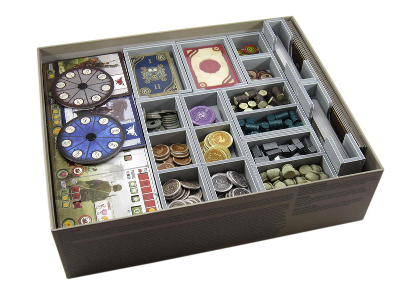 Folded Space Board Game Organizer Scythe & Invaders from Afar expansion