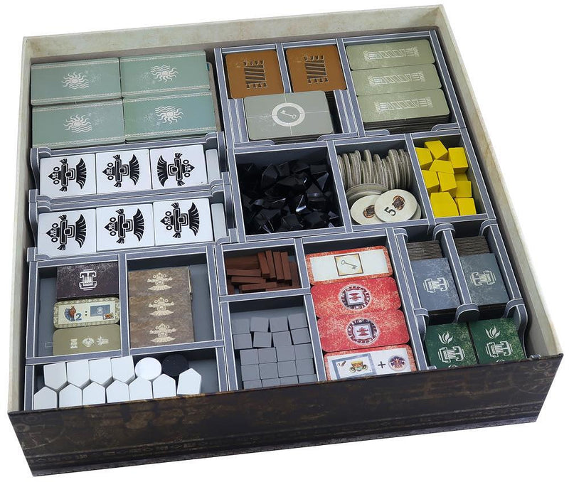 Folded Space Board Game Organizer Teotihuacan & Expansions