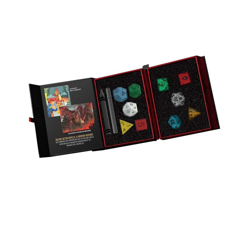 DUNGEONS & DRAGONS - 50th Anniversary Then and Now Collectible Dice Set