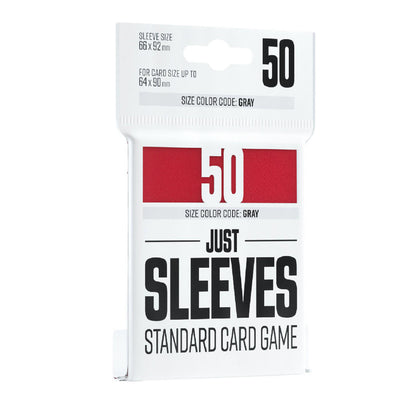 Just Sleeves Red 50 count