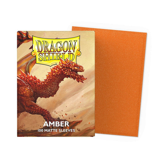 Dragon Shield Sleeves: Matte Amber