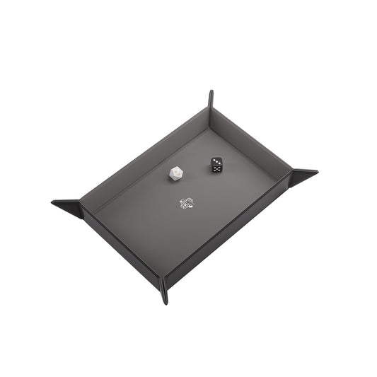 Gamegenics Dice Tray: Rectangular: Grey