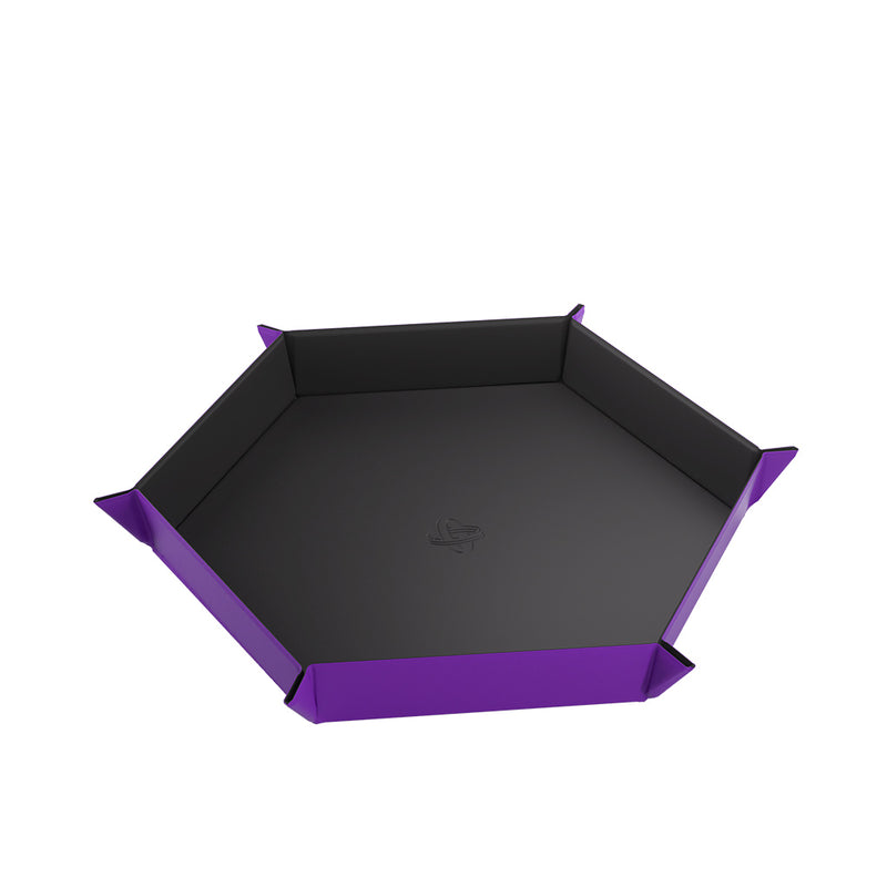 Gamegenics Dice Tray: Hexagonal: Purple