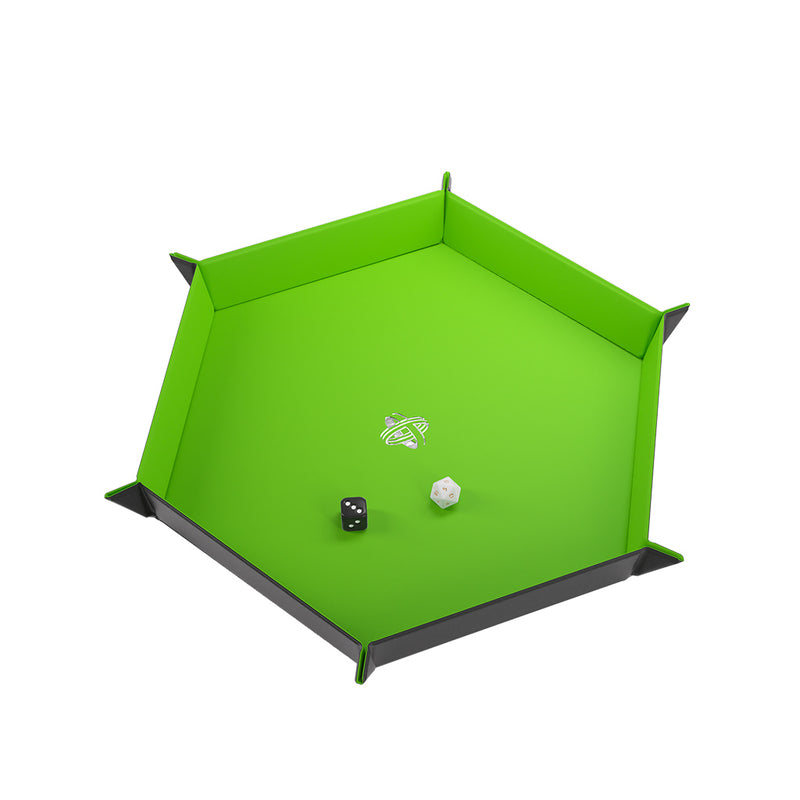 Gamegenics Dice Tray: Hexagonal: Green