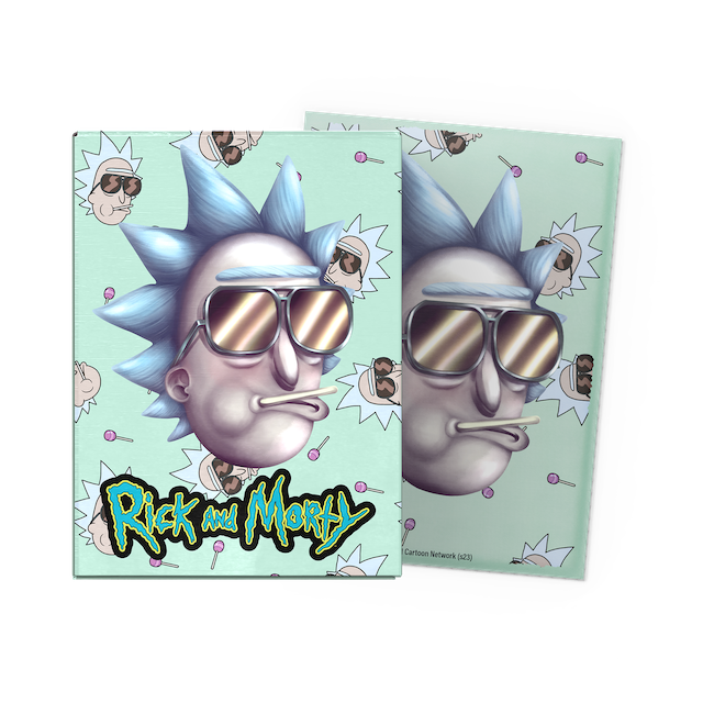 DRAGON SHIELD - Rick & Morty - Cool Rick - Brushed Art Sleeves - Standard Size