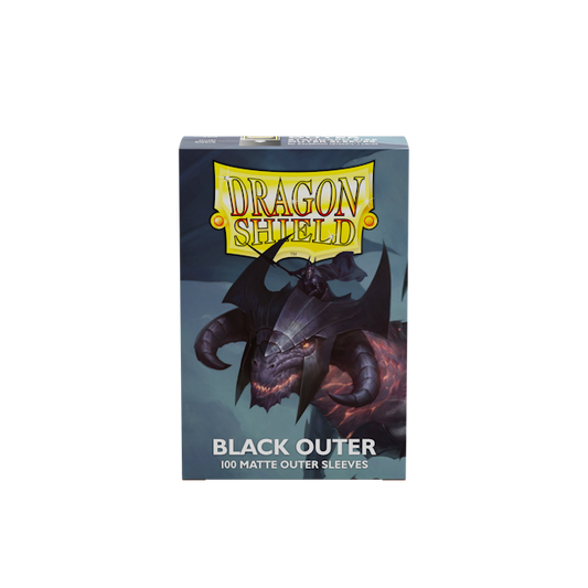 Dragon Shield Sleeves: Matte Black Outer Sleeves