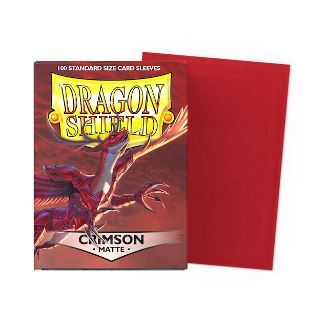 Dragon Shield Sleeves Matte Crimson