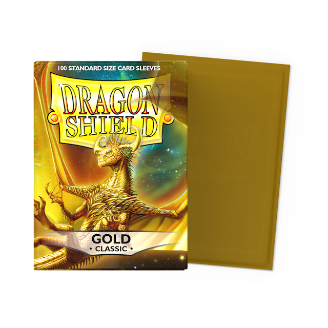 Dragon Shield Sleeves Gold Classic