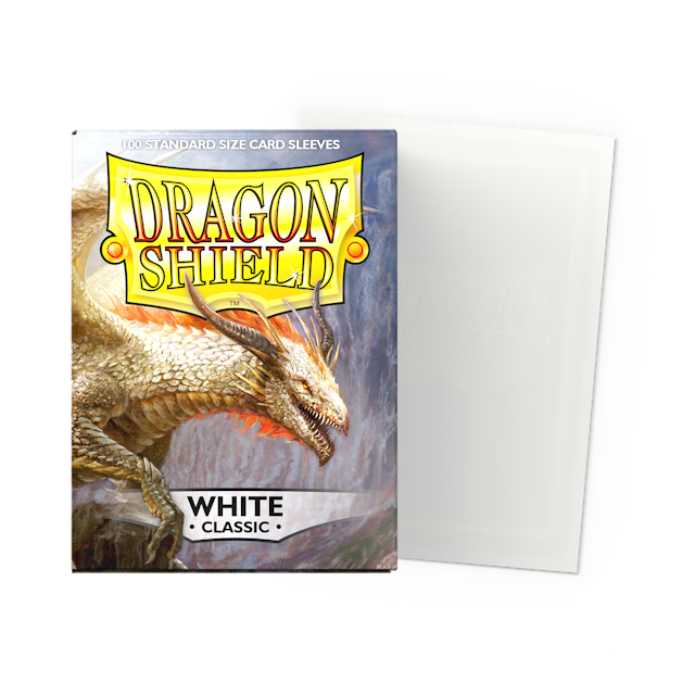 Dragon Shield Sleeves White Classic