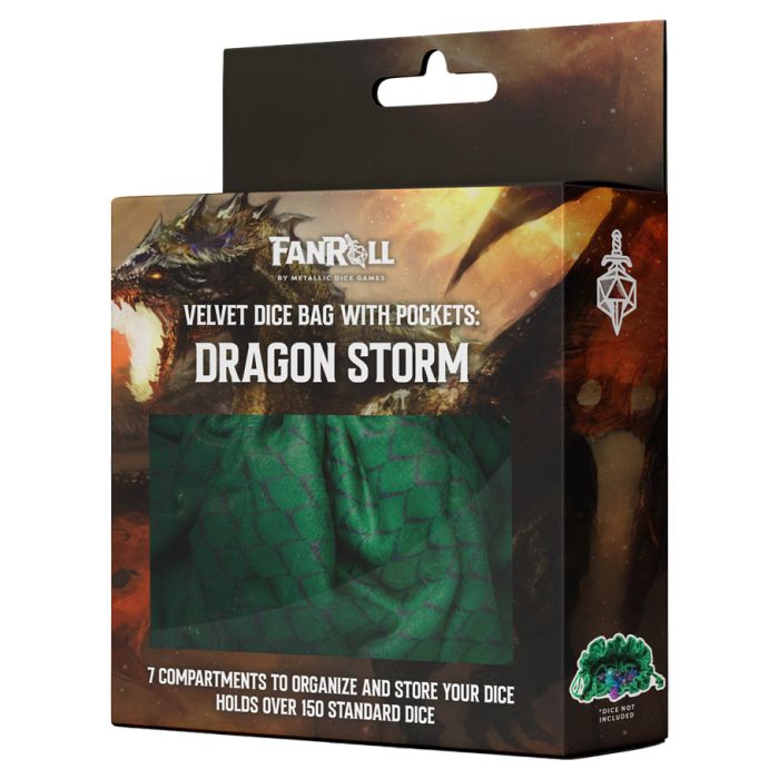 Dice Bag: Dragon Storm: Green Dragon Scales
