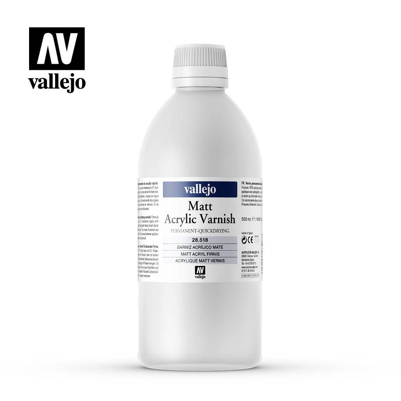 Auxiliary Products: Matt Acrylic Varnish (500ml)