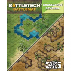 Battletech Double-sided Battlemat: Savanna/ Grasslands D