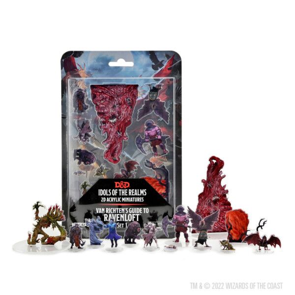 D&D Icons of the Realms: 2D Acrylic Miniatures: Van Richten's Guide to Ravenloft Set 1