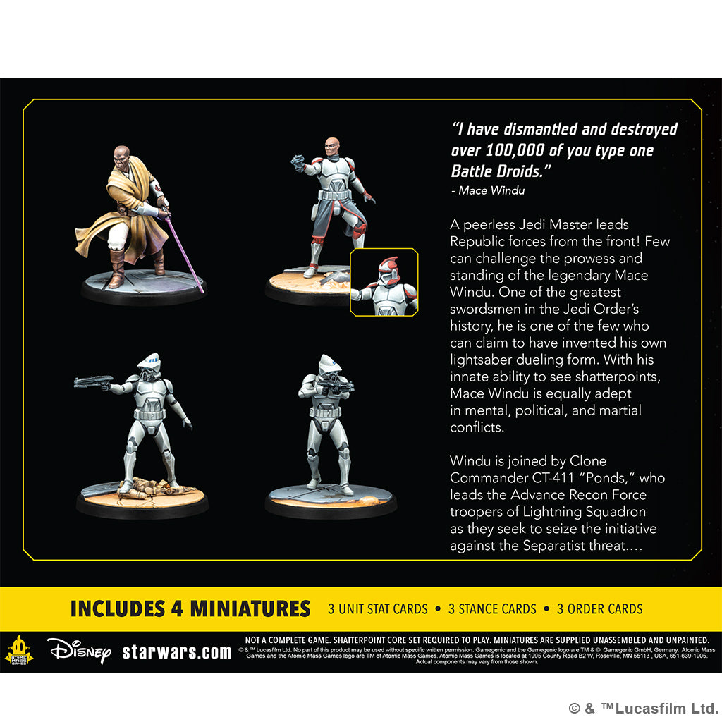 Star Wars Shatterpoint This Party's Over Squad Pack