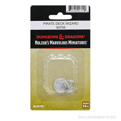 Wizkids! Dungeons & Dragons Nolzur's Marvelous Miniatures - Pirate Deck Wizard