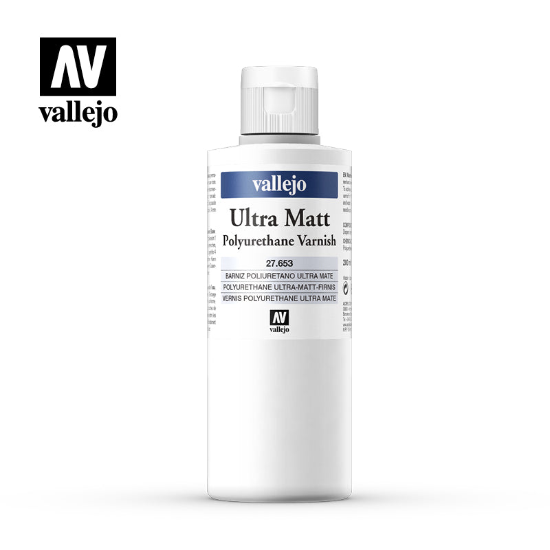 Auxiliary Products: Ultra Matt Polyurethane Varnish (200ml)