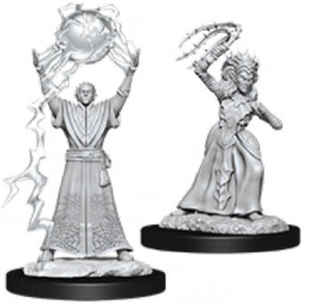 Dungeons & Dragons Nolzur`s Marvelous Unpainted Miniatures: W12 Drow Mage & Drow Priestess