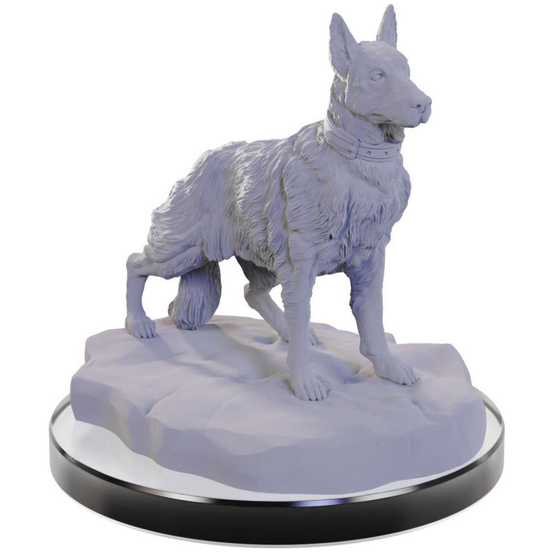 Wizkids Deep Cuts Unpainted Miniatures W22 Dog Companions