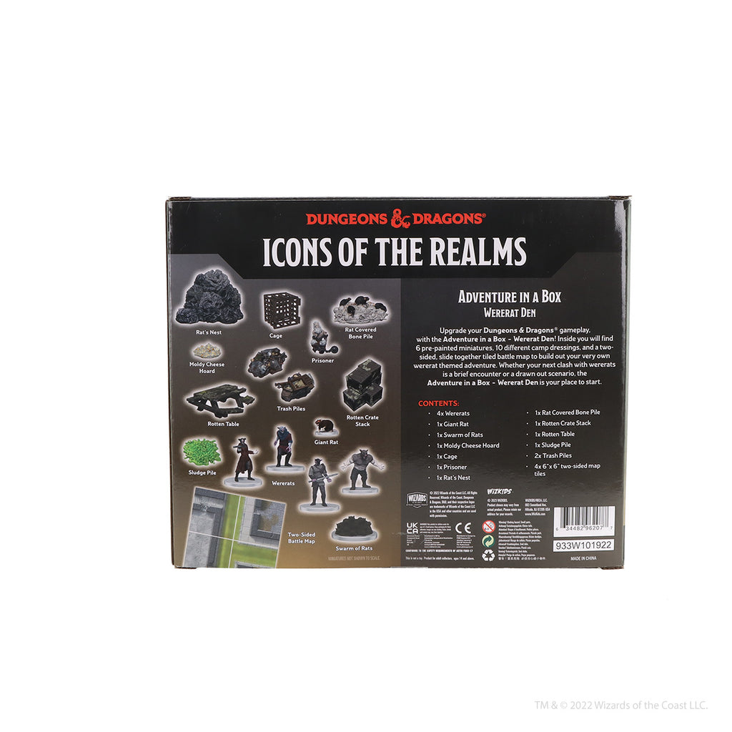 Dungeons and Dragons: Icons of the Realms: Adventure in a Box: Wererat Den