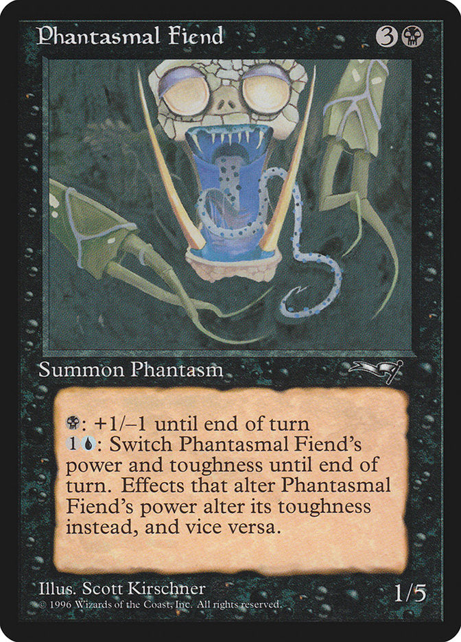 Phantasmal Fiend (Dark Green Background) [Alliances]