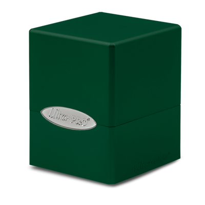Ultra Pro Satin Cube Deck Box 100+ High Gloss Green Emerald