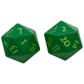 Ultra Pro: Vivid Heavy Metal Dice: Green (2)
