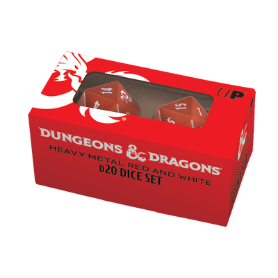D&D 5E Heavy Metal Red D20
