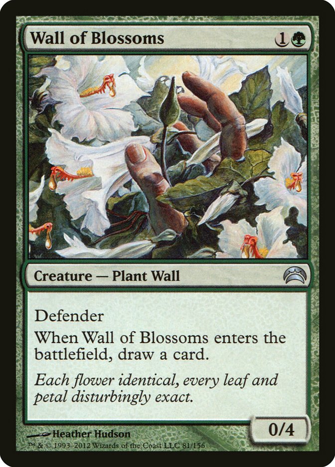Wall of Blossoms [Planechase 2012]