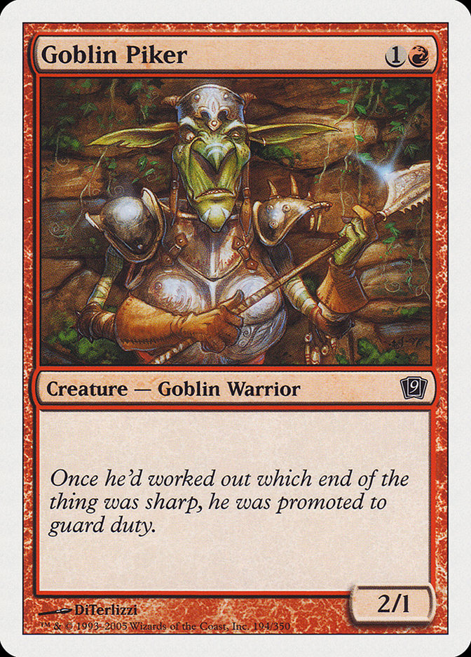 Goblin Piker [Ninth Edition]