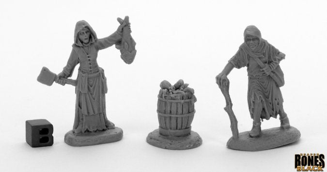 Dreadmere Townsfolk - Fishwife & Crone (2)