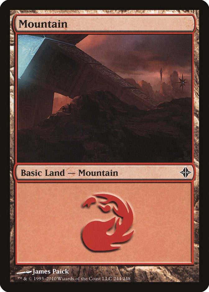 Mountain (244) [Rise of the Eldrazi]