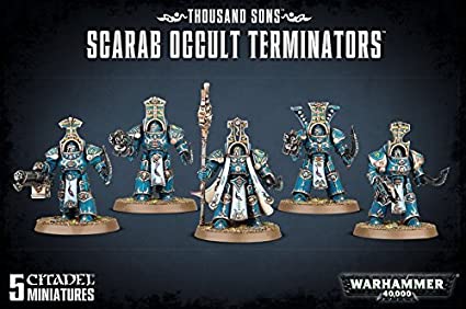 Warhammer 40,000 Thousand Sons Scarab Occult Terminators