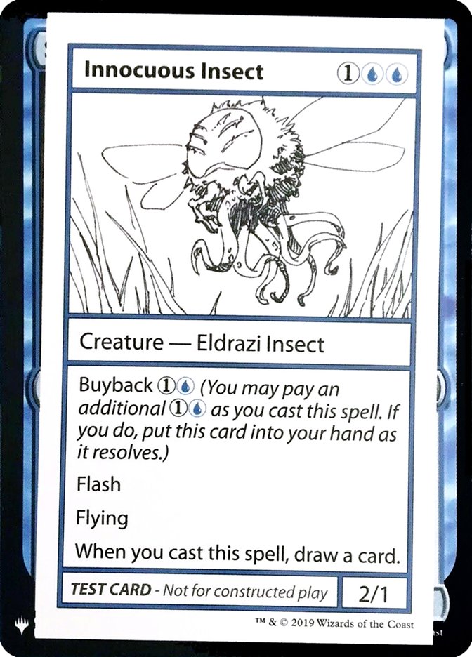 Innocuous Insect [Mystery Booster Playtest Cards]